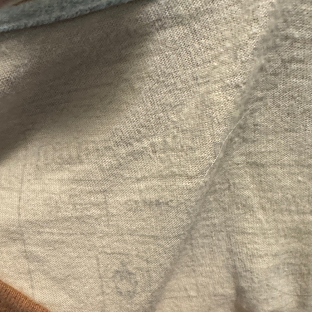 Patagonia Men's Two-Tone Long Sleeve Tee in Brown and Cream - Picture 7 of 7